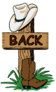 Cowboy Western Back Sign